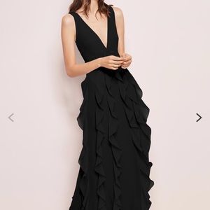 Watters W Too Hadley Gown/bridesmaids dress Black